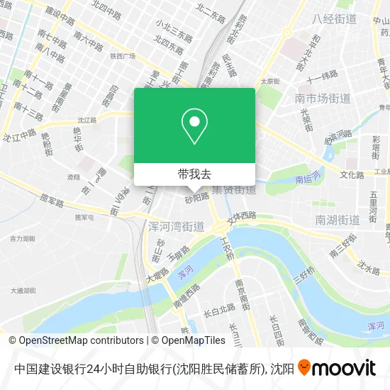 中国建设银行24小时自助银行(沈阳胜民储蓄所)地图