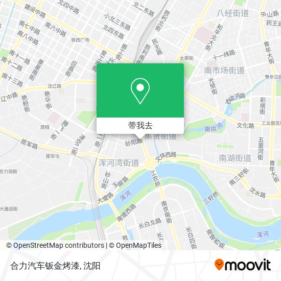 合力汽车钣金烤漆地图
