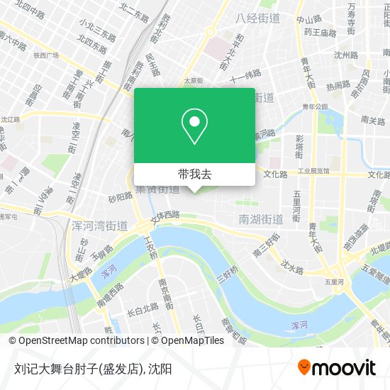 刘记大舞台肘子(盛发店)地图