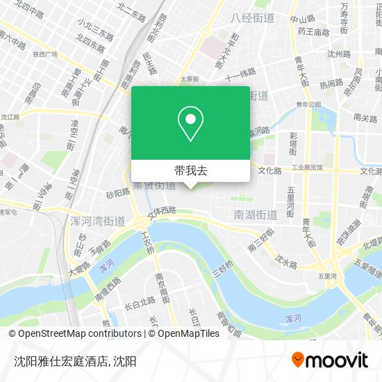 沈阳雅仕宏庭酒店地图