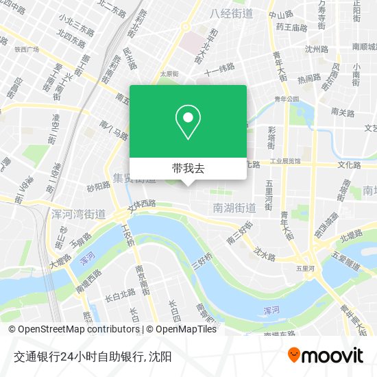 交通银行24小时自助银行地图