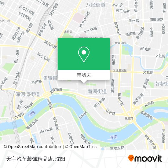 天宇汽车装饰精品店地图