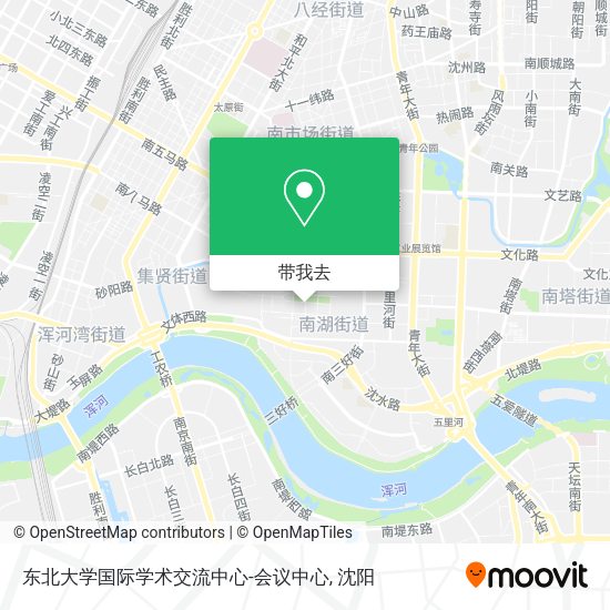 东北大学国际学术交流中心-会议中心地图