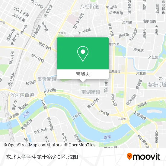 东北大学学生第十宿舍C区地图