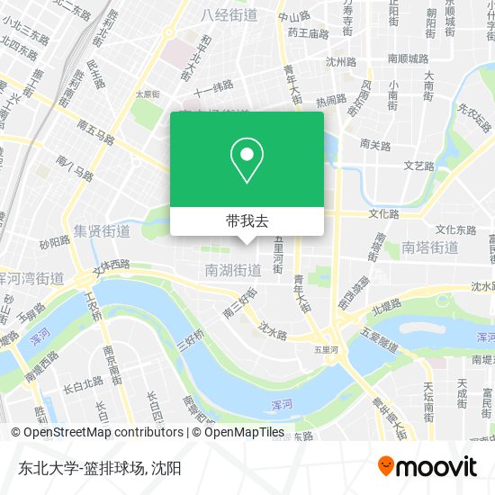 东北大学-篮排球场地图