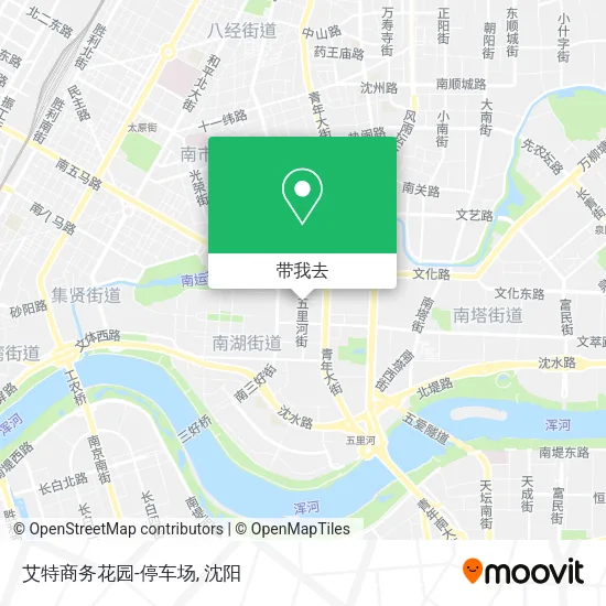 艾特商务花园-停车场地图