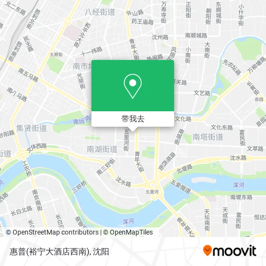 惠普(裕宁大酒店西南)地图