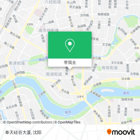 奉天硅谷大厦地图