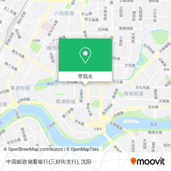 中国邮政储蓄银行(三好街支行)地图