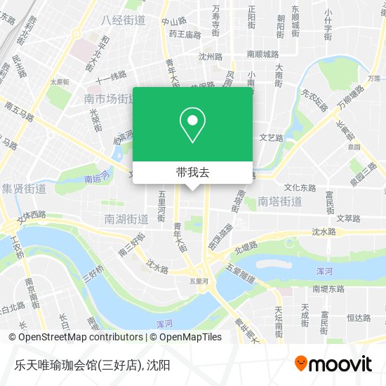 乐天唯瑜珈会馆(三好店)地图