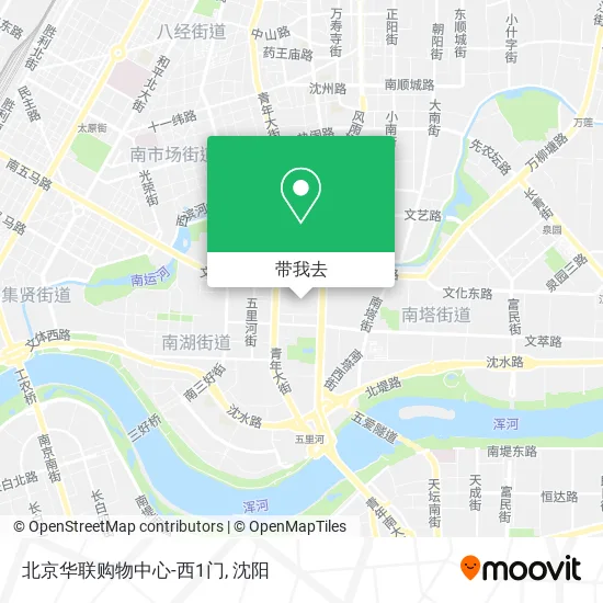 北京华联购物中心-西1门地图