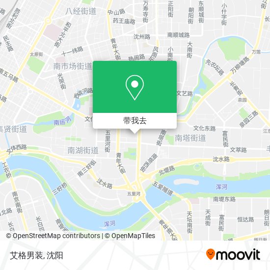 艾格男装地图