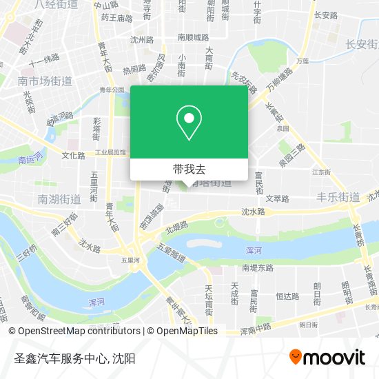 圣鑫汽车服务中心地图