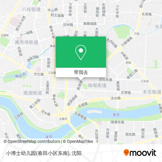 小博士幼儿园(春田小区东南)地图
