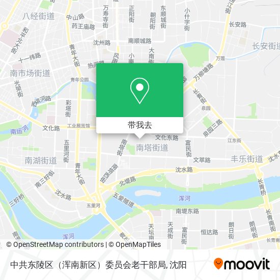 中共东陵区（浑南新区）委员会老干部局地图