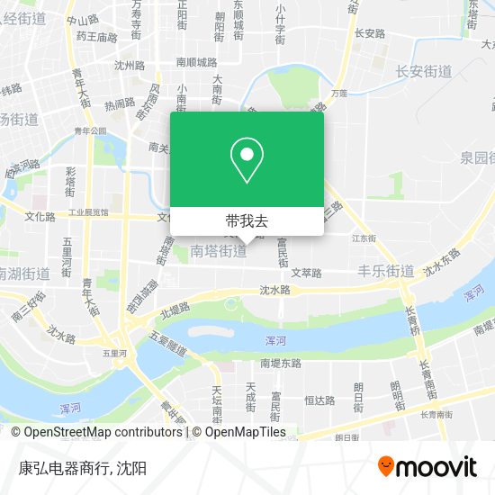 康弘电器商行地图