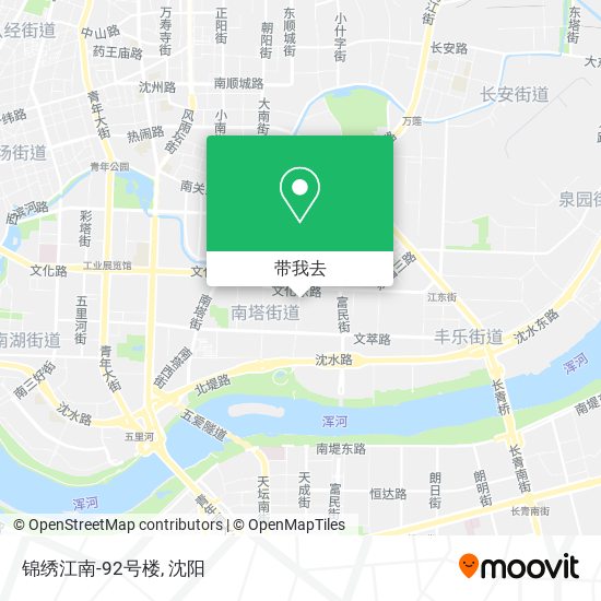 锦绣江南-92号楼地图