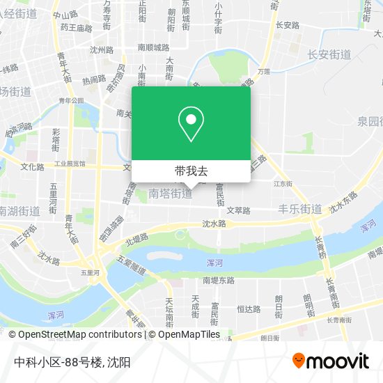 中科小区-88号楼地图