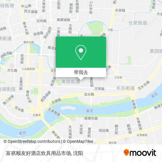 富祺顺友好酒店炊具用品市场地图