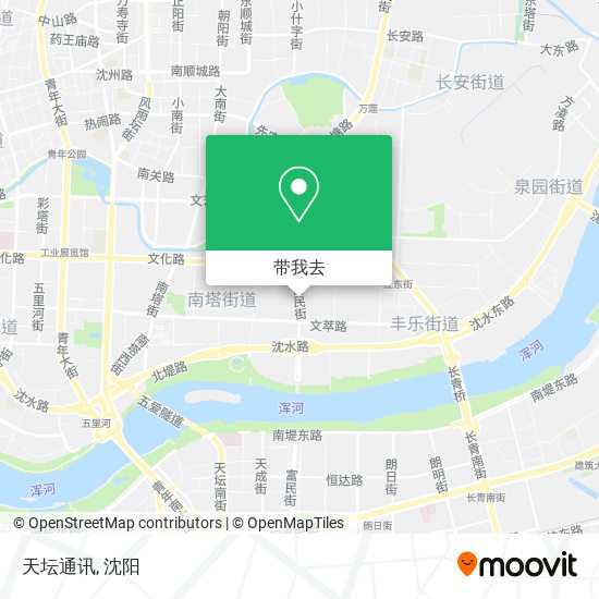 天坛通讯地图