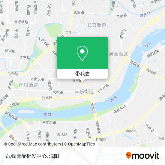 战锋摩配批发中心地图