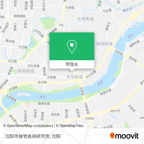 沈阳市脉管炎病研究所地图