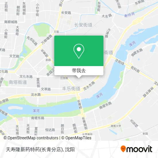 天寿隆新药特药(长青分店)地图