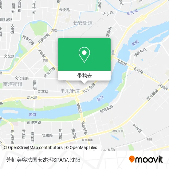 芳虹美容法国安杰玛SPA馆地图
