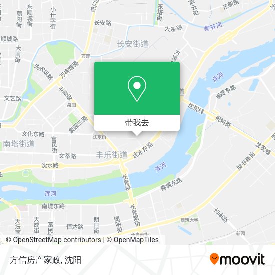 方信房产家政地图