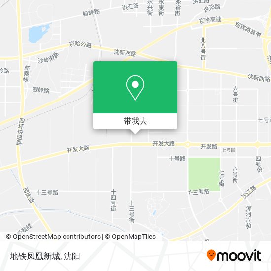 地铁凤凰新城地图