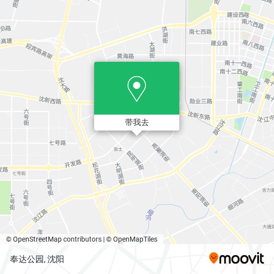 奉达公园地图