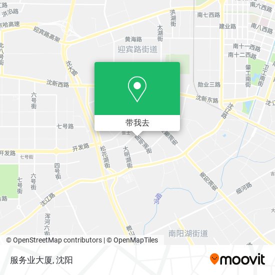服务业大厦地图