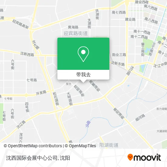 沈西国际会展中心公司地图