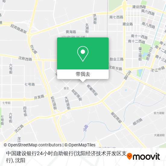 中国建设银行24小时自助银行(沈阳经济技术开发区支行)地图