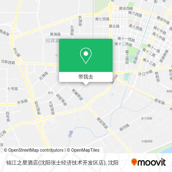 锦江之星酒店(沈阳张士经济技术开发区店)地图