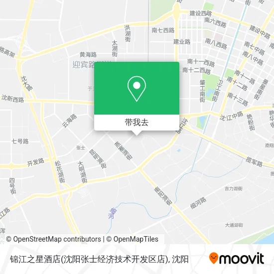 锦江之星酒店(沈阳张士经济技术开发区店)地图