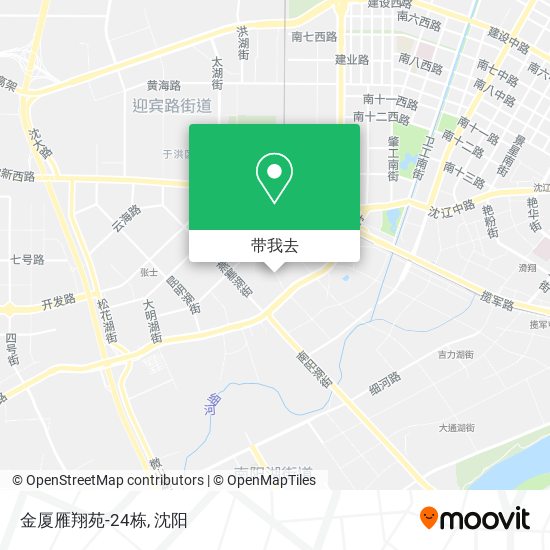 金厦雁翔苑-24栋地图