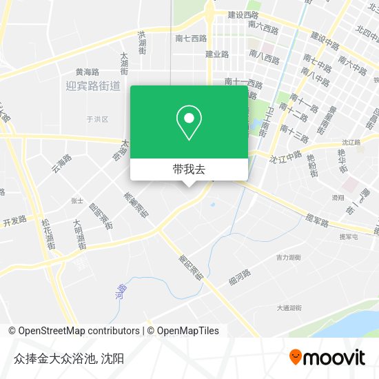 众捧金大众浴池地图