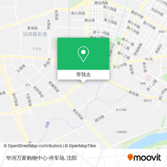 华润万家购物中心-停车场地图