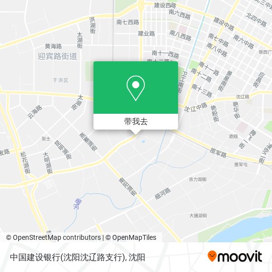 中国建设银行(沈阳沈辽路支行)地图