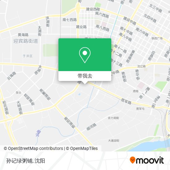 孙记绿粥铺地图