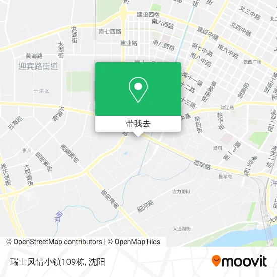 瑞士风情小镇109栋地图