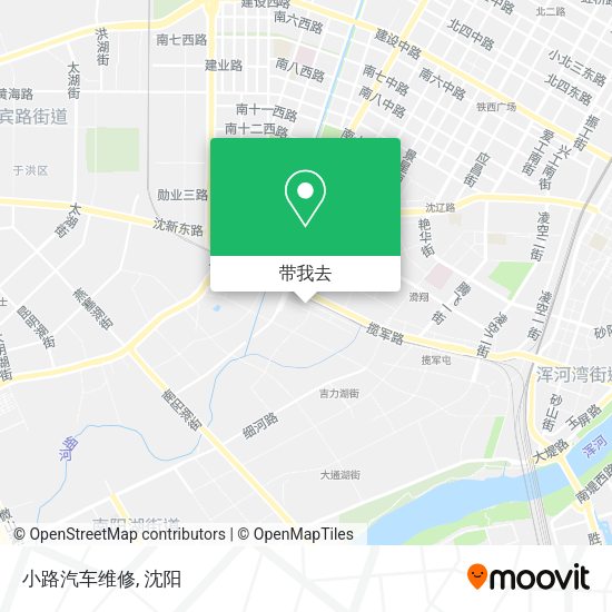 小路汽车维修地图