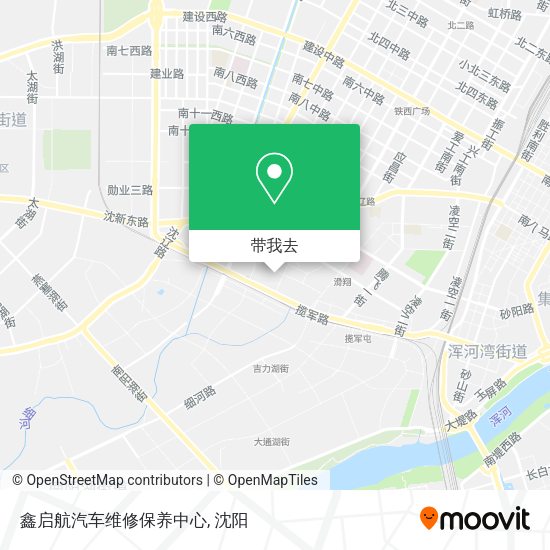 鑫启航汽车维修保养中心地图