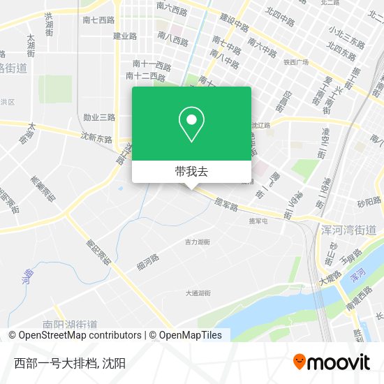 西部一号大排档地图