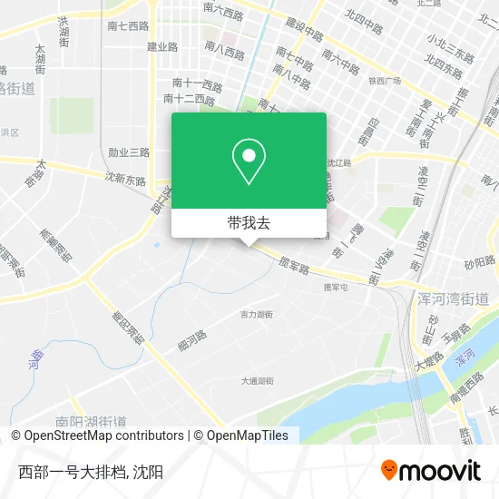 西部一号大排档地图