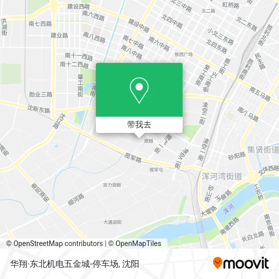 华翔·东北机电五金城-停车场地图