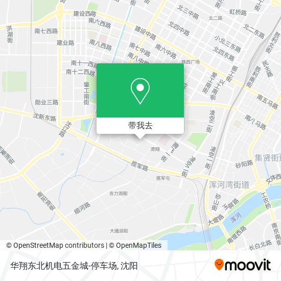 华翔东北机电五金城-停车场地图