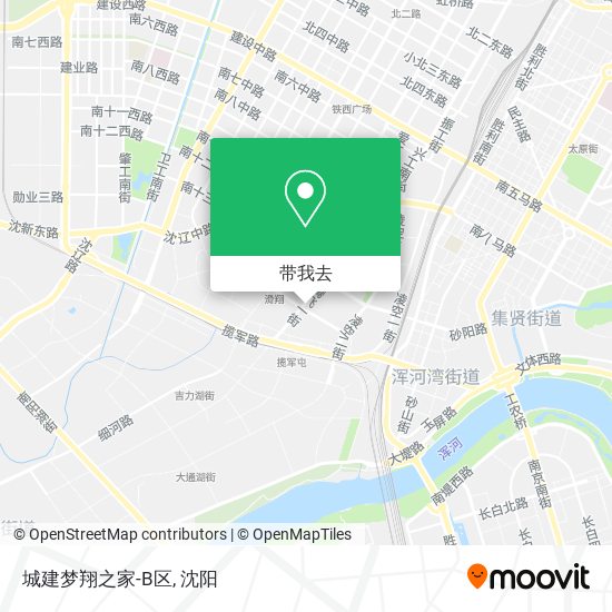城建梦翔之家-B区地图