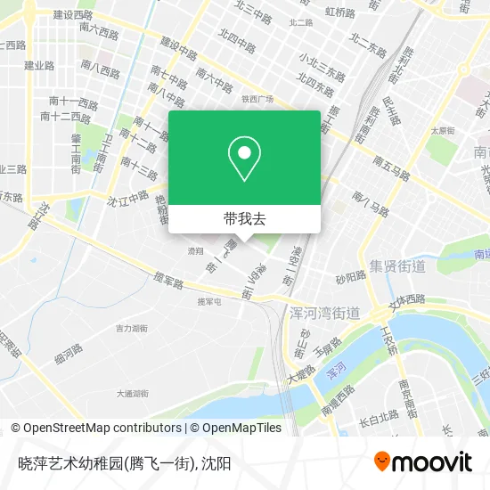 晓萍艺术幼稚园(腾飞一街)地图